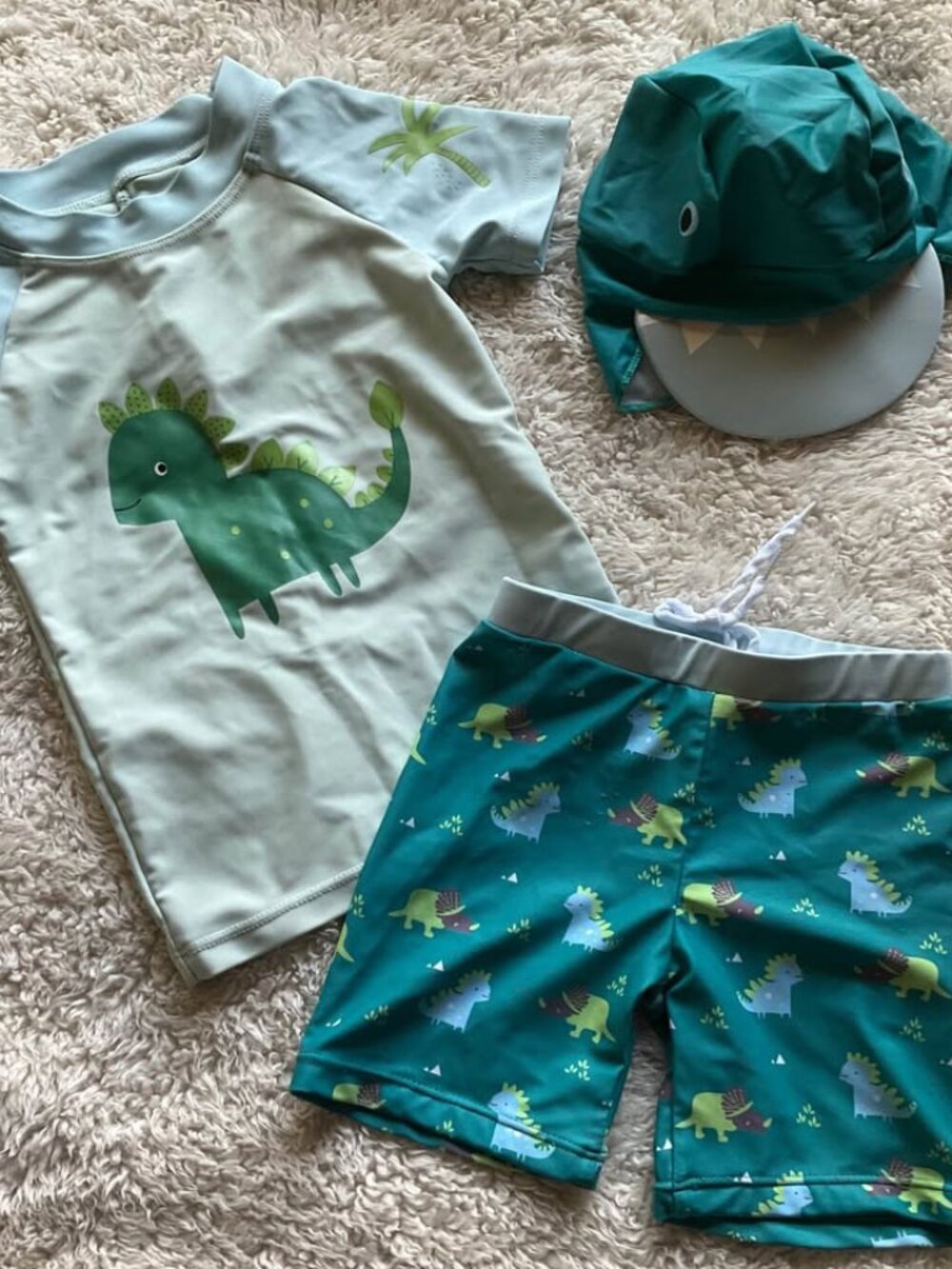 Baby Dinosaur Swimwear 3 Piece Set